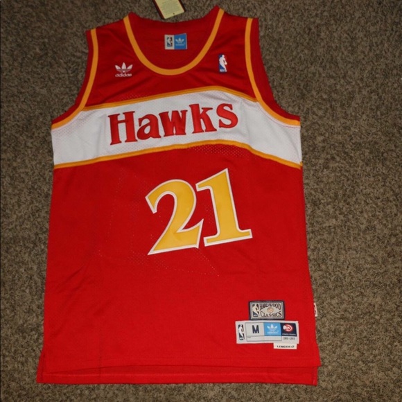dominique wilkins hawks jersey